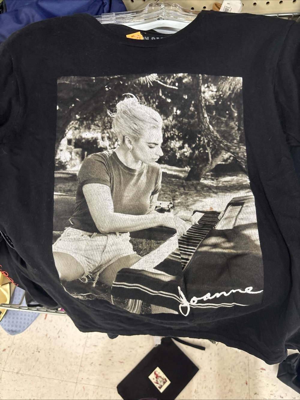 Lady Gaga "Joanne" 2019 Concert Tour Women's Medium Black Short Sleeve Shirt